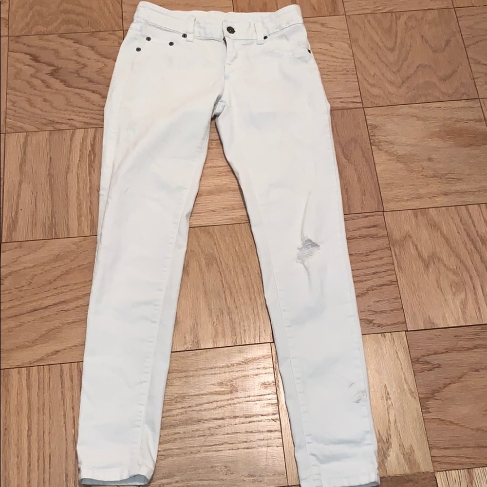 White jeans
